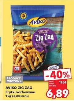 frytki karbowane