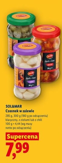 czosnek w zalewie