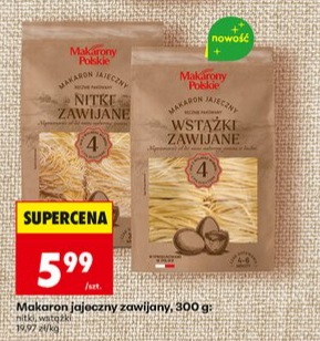 Makaron jajeczny zawijany