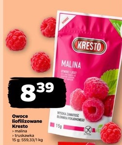 Owoc liofilizowany borówka