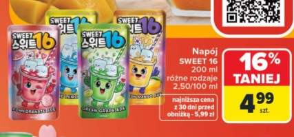 Napój Sweet 16