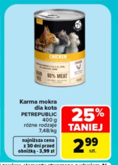 Karma mokra dla kota monoproteina