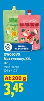 mus owocowy XXL