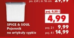Pojemnik na artykuły sypkie