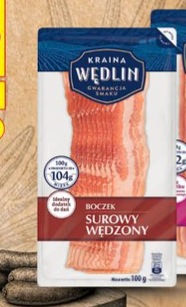 Boczek surowy wędzony