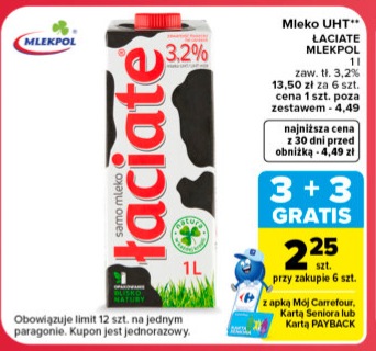 Mleko UHT 3,2%