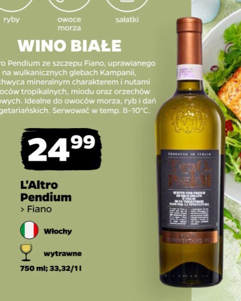 Wino białe Fiano