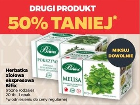 Herbatka ziołowa ekspresowa różne rodzaje