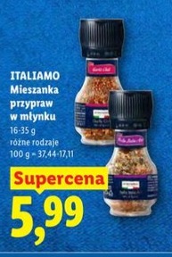Mieszanka przypraw w młynku