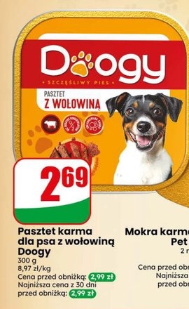 Pasztet karma dla psa z wołowiną