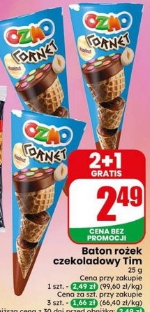 Baton rożek czekoladowy Tim