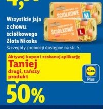 jaja z chowu ściółkowego Złota Nioska