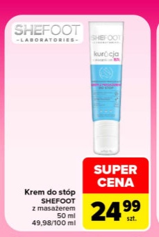 Krem do stóp z masażerem