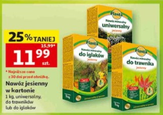 Nawóz jesienny w kartonie