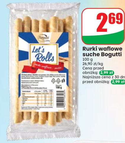 Rurki waflowe suche