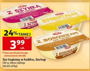 Ser topiony w kubku