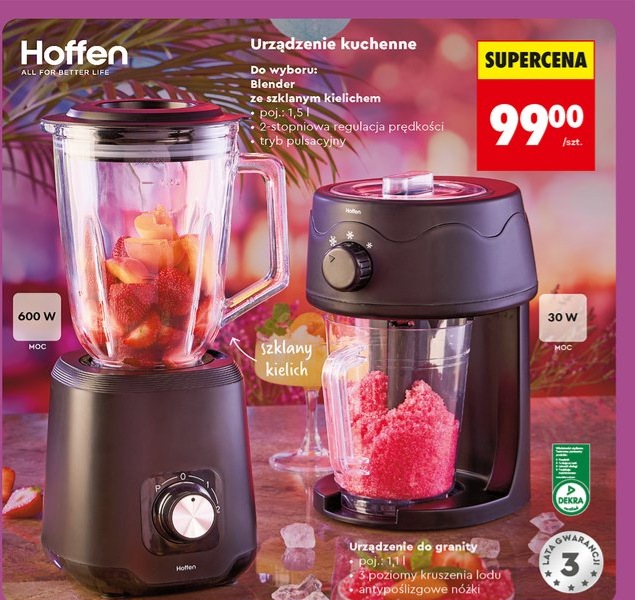 blender ze szklanym kielichem