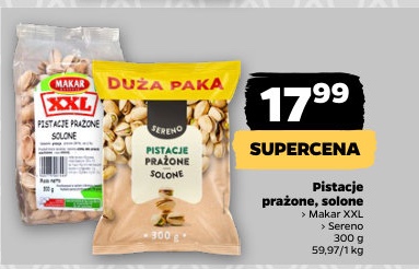 pistacje prażone solone