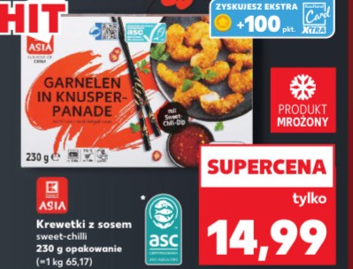Krewetki z sosem sweet-chilli