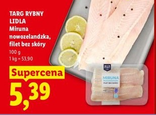 filet z miruny nowozelandzkiej bez skóry