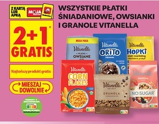 Wszystkie płatki śniadaniowe, granole i owsianki