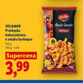przekąska kukurydziana o smaku barbeque
