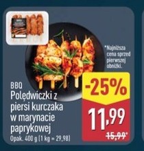 polędwiczki z piersi kurczaka w marynacie paprykowej