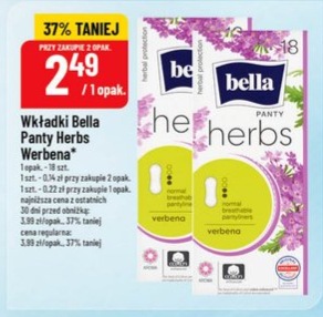 wkładki Panty Herbs Werbena