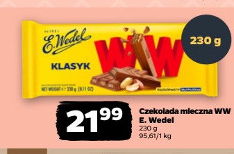 czekolada mleczna WW