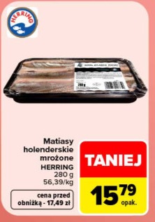 Matiasy holenderskie mrożone