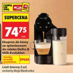 Ekspres do kawy ze spieniaczem do mleka Milk Evolution