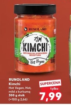 kimchi Hot Vegan, Hot, mild z kurkumą