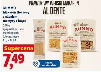 makaron tłoczony z użyciem matrycy z brązu