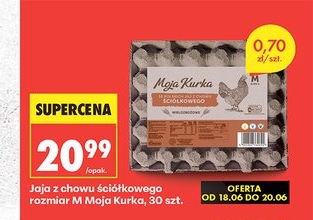 jaja z chowu ściółkowego rozmiar M