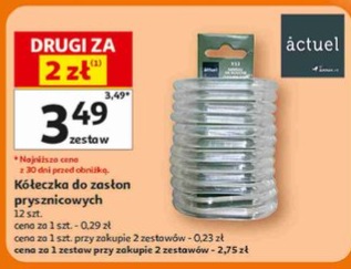 kółeczka do zasłon prysznicowych