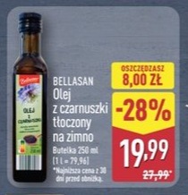 Olej z czarnuszki tłoczony na zimno