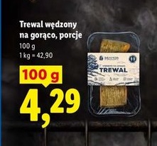 trewal wędzony na gorąco porcje