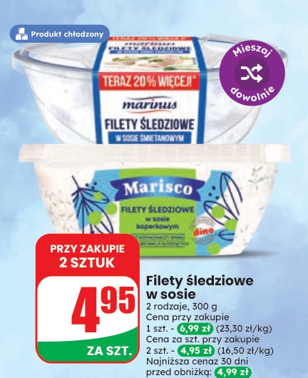 Filety śledziowe w sosie