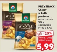 Chipsy w kotle prażone różne rodzaje