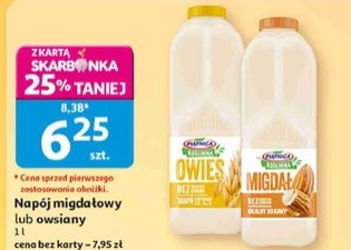 Napój migdałowy lub owsiany
