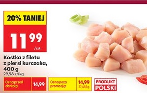 Kostka z fileta z piersi kurczaka