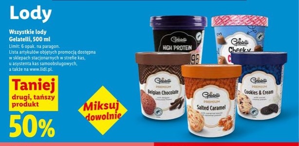 Wszystkie lody Gelatelli