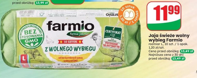 Jaja świeże z wolnego wybiegu