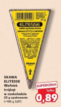 wafelek trójkąt w czekoladzie