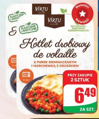 Danie kotlet drobiowy De Volaille