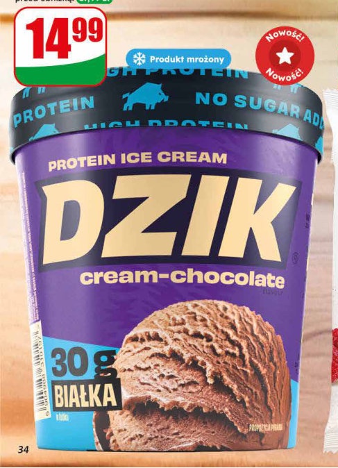 Lody proteinowe cream-chocolate