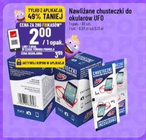 Nawilżane chusteczki do okularów