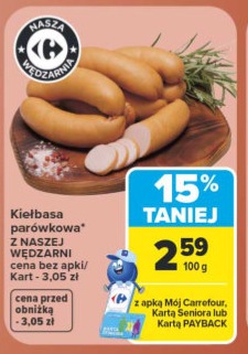 Kiełbasa parówkowa