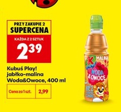 Napój jabłko-malina woda&owoce