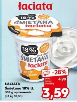 śmietana 18% tł.